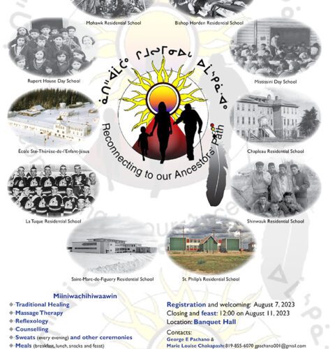 8th Annual Residential School Gathering will begin in Chisasibi Eeyou Istchee. Aug 7-11